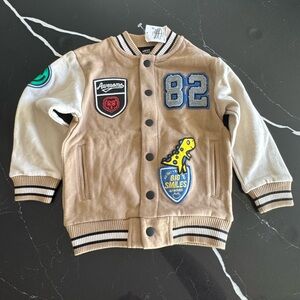 Next Tan Varcity Jacket